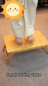 Bamboo Foldable Desk Meja Laptop 56/64/88CM Portable Meja Komputer Boleh Dibawa Computer Desk On The Bed