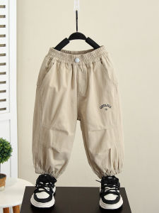 Korean Style Mosquito-Resistant Summer Pants for Boys Lightweight Trousers Baby Summer Fashion Outfit Breathable Long Pants