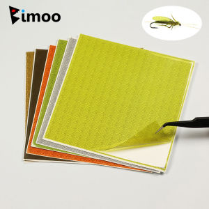Bimoo Nymphs Body Wrap Skin Fly Tying Material For Tying Body and Wings of Nymphs Stoneflies Mayflies Trout Fishing Lures Baits