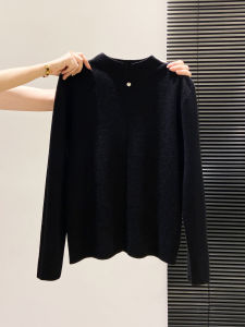 LUOSHAO | Soft Knit Half-High Collar Long Sleeve Turtleneck Sweater
