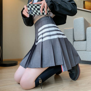 กระโปรงสั้นทรงเอเอวสูงผ้าฝ้ายผสมลายดอกไม้สำหรับผู้หญิง ฤดูใบไม้ร่วง ฤดูหนาว สไตล์ลำลอง เอฟเฟกต์กระชับสัดส่วน กระโปรงสั้นเทนนิส