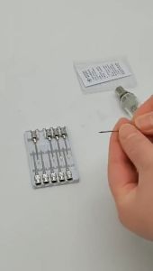 1 Dozen Assorted Sizes Stainless Steel Veterinary Needles Reusable Syringe Needles for Pig Cow Goat