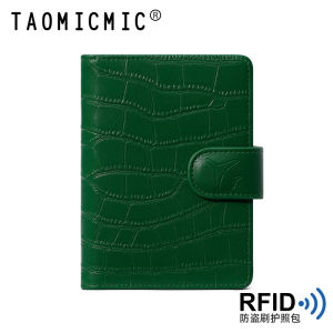 กระเป๋าใส่เอกสารเดินทางแบบมีช่องใส่บัตรหลายช่องสำหรับผู้ชายและผู้หญิง กระเป๋าใส่บัตรเดินทางแบบพกพาสำหรับการเดินทางไปต่างประเทศ