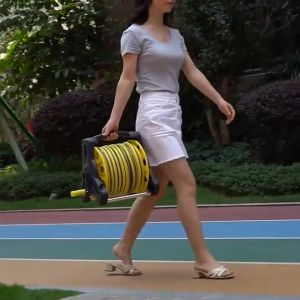 Garden hose reel car set Heavy duty 10/15/20/25/30m garden hose Car wash Hose nozzle sprinkler Field irrigation