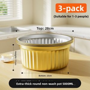 COOKER KING | Disposable Aluminum Foil Pot for Outdoor Use