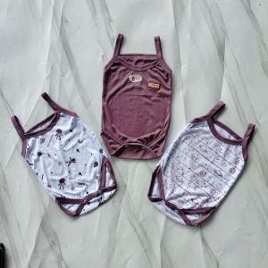 Jumper bayi perempuan model kutung/tanpa lengan chamcham baby