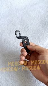 BREKET LAMPU TEMBAK DI SPION BAHAN TEBAL BRACKET LAMPU D2 LASER DI SPION UNIVERSAL HARGA SATUAN [1 BIJI ] Bracket Braket Breket Crashbar Jepit Dudukan Lampu LED Bar Stand Tembak Sorot Spion Motor Universal Semua Motor