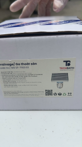 Ga Thoát Sàn Ngăn Mùi Inox 304 TECHBATH T1921.02 Phễu Thoát Sàn Chống Hôi Ngăn Côn Trùng 130x130mm