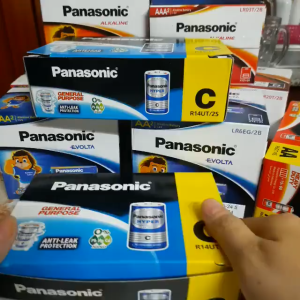 Hộp Pin Than Trung Panasonic R14UT/2S-V (Xanh) - Hàng Chính Hãng