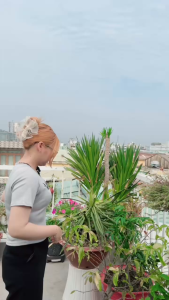 Cặp học sinh đa năng xách tay - đeo balo - đeo chéo vai Dù Xốp Thái viền chỉ khung xanh thời trang