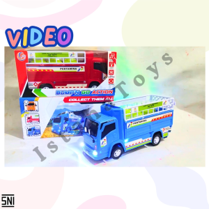 MwnToys Mainan Anak Basuri Mini Truck Oleng PERTAMINA JSP Kode T-07