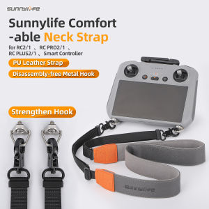 Remote Controller Lanyard for DJI Mini 4 Pro Air 3 RC 2 Adjustable Neck Strap with Screen Hanging Straps For DJI RC 2 Accessor