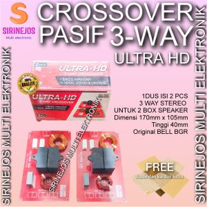 PASIF ULTRA HD KIT CROSSOVER PASIF 3 WAY ULTRA HD BELL (isi 2)