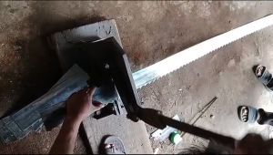 Gergaji Bekas bahan pisau sekrop golok dll P:30-L:105-T:15mm