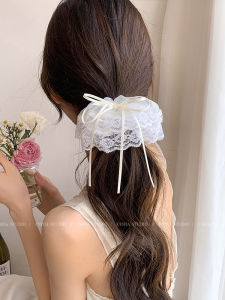 Phụ Kiện Tóc Ren Dễ Thương Cho Nữ Thắt Nút Bướm Dây Thừng Ngọt Ngào Tiên Phong Thanh Lịch Dây Buộc Tóc Phong Cách Mới 2025