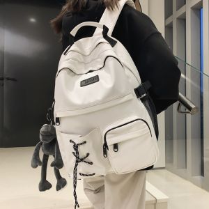 Túi Đeo Vai Đôi Dung Tích Lớn 2023 Túi Đi Làm Cho Học Sinh Túi Học Sinh Phổ Thông Túi Học Sinh Trung Học Túi Học Sinh Thời Trang Đa Năng