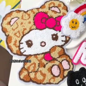 ตัวปักตกแต่ง DIY ขนปุย สำหรับงานฝีมือ เย็บติดเสื้อ ไม่มีกาว ตกแต่งเสื้อผ้า กระเป๋า งาน Craft แฟชั่นบนเสื้อ