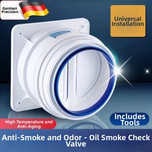 Odor Smoke Prevention Valve For Kitchen Bathrooms