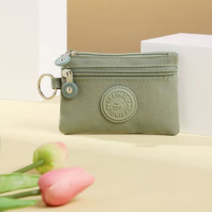 GStar Waterproof Durable Keychain Coin Purse Mini Wallet Casual Nylon Pouch Bag Lightweight Ladies Work Essentials Key Holder Women Travel Gift