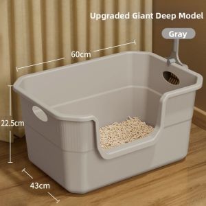 MONLEYTA | Large Anti-splash Odor-proof Cat Litter Box