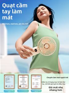 Quạt Cầm Tay Mini USB Sạc Di Động Siêu Bền Cho Học Sinh Quạt Làm Mát Máy Tính Để Bàn Văn Phòng Mùa Hè 2024 Quạt Cầm Tay Siêu Nhỏ