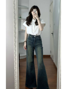 YUEZHONGWEI | เสื้อเชิ้ตคอโปโลแขนสั้นสีขาวหลวมๆ สไตล์ฝรั่งเศสสำหรับผู้หญิงในช่วงฤดูร้อน เสื้อเชิ้ตทำงานแบบลำลองสำหรับเดินทางไปทำงาน