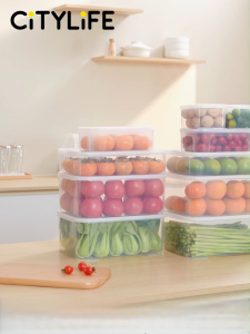 Citylife Microwaveable BPA Free Fridge Container Freezer Safe PP Material Food Container