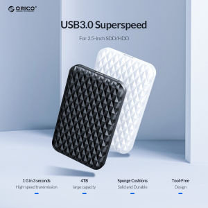 ORICO HDD Enclosure Case USB 3.0 To SATA HDD Hard Drive External Enclosure Black Case Without Screws For Windows/Mac OS