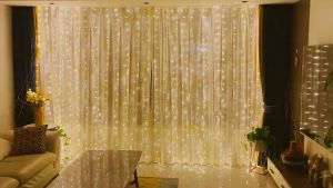 LED Curtain Light 8 Modes Curtain Light LED Fairy Light String Room Wedding Party Lighting Christmas Lamp with Remote control Christmas Decoration
