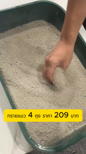 ทรายแมวเก็บกลิ่นดีเยี่ยม 2kg*10pcs ใช้ง่าย สะอาดทุกวัน