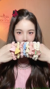 Cheese Hair Band 🎀 芝士奶酪起司发圈发绳 Getah Rambut Comel Aksesori Rambut Hair Tie Hair Rope Head Band Korean Elastic Rubber Hair Accessories