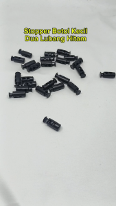 Stopper Model Tabung / Stopper Model Botol Kecil Untuk Tali Diameter 15 mm s/d 25 mm Harga Per Lusin 12 Biji