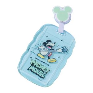 Disney Mickey Mouse Student ID Card Holder School Bus Card Access Control Protective Cover Cute Plastic Lost Prevention