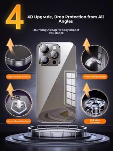XUANWEI | Transparent Protective Phone Case Shockproof