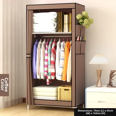 Sturdy Simple Fabric Wardrobe