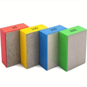 Diamond Hand Polishing Pads Tile Glass Abrasive Grinding Block Pad Stone Marble Ceramic Abrasive Sanding Disc Polisher Tools