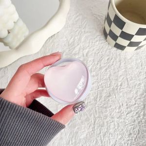 Korean Cute 3D Love Heart Magnetic Phone Holder Grip Tok Finger Ring Stand Pocket Socket Magsafe Smart Tok For iPhone 17 Samsung