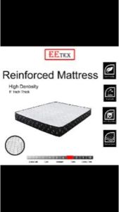 LaMoison 8"Inch Queen Size Reinforced Mattress Rebonded Foam Queen Mattress Tilam Rebonded Queen 8"Inch - MZ-ET1-58-Q
