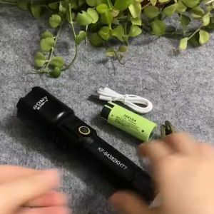 Đèn pin đội đầu 3 bóng led siêu sáng kèm 2v pin