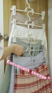 1-3 Days Delivery: Classy Luxe Stackable Pants Hanger & Extendable Clip