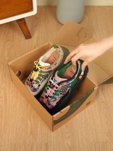 Joy&Mario Womens Casual Sports Shoes Chunky Heel Shoes for Outdoor Hiking Sneakers