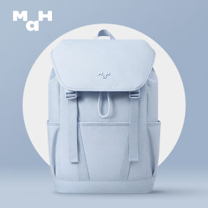 MAH 3307ชุดสีประจำปีกระเป๋าดีไซน์สีฟ้าก้อนเมฆกระเป๋าเป้สะพายหลังความจุขนาดใหญ่กันน้ำ15.6นิ้ว