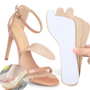 5Pairs  Self-adhesive Sandals Insoles Antislip Sweat-absorbent High Heel Shoes Non-slip Stickers Thick Pads Soft Bottom Cushion