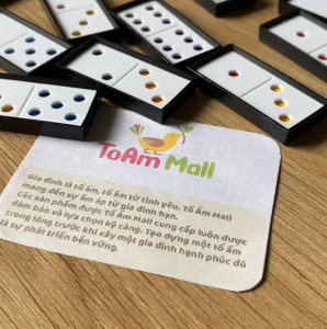 Domino 28 quân đục lỗ nhựa màu đẹp - Cờ domino truyền thống