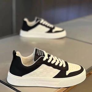 Mens Shoes New Arrival Spring and Summer Breathable Student White Shoes Trendy Easiest for Match Sports Casual Shoes Low Ankle Trendy Board Shoes Men