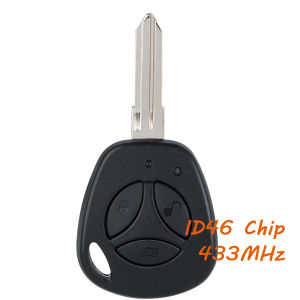 KEYECU 433MHz ID46 Chip 3 Buttons Remote Car Key Fob for Lada Kalina Granta Priora Vesta X-Ray XRay Sedan Sport Kalina