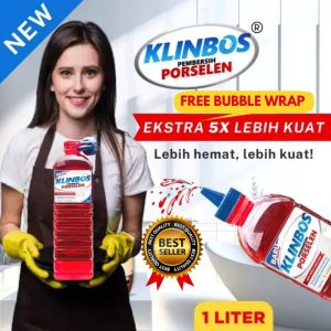 KLINBOS PORSELEN 1 LITER Pembersih Kerak 5X Lebih Kuat Untuk Kamar Mandipembersih kerak kamar mandipembersih kamar mandi pembersih kerak kamar mandicairan pembersih kamar mandipembersih kamar mandipembersih lantai keramik