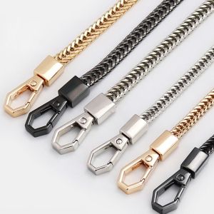 LINSBAYWU Fashion Replacement Bag Accessories Metal Alloy 7mm Handbag Handle Chain Bag Chains Shoulder Bag Straps Purse Chain Belt