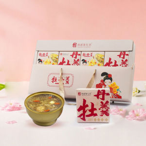 Loong Town Peony Soup  Canned No-Cook Gift Box Special Product Quick Food Silver Ear Mushroom Breakfast Replacement