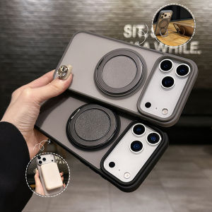 360 °   เคสโทรศัพท์กันกระแทกพร้อมที่ยึดแม่เหล็กแบบหมุนได้สำหรับรถยนต์ รองรับการชาร์จไร้สาย สำหรับ iPhone 17 Pro Max 17 Air